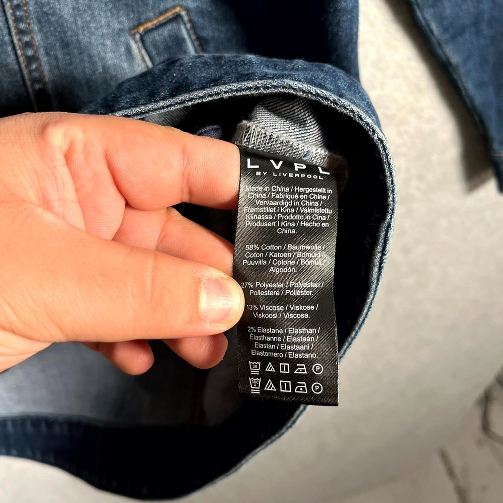 VPL Women's Dark Blue Denim Jacket - Picture 4 of 9